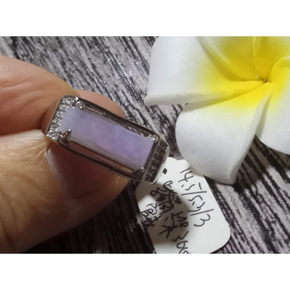 正宗緬甸玉翡翠A貨冰糯種翡翠翠玉戒指冰種透濃紫羅蘭玉戒活圍925銀珠寶寶石首飾飾品-細節圖4