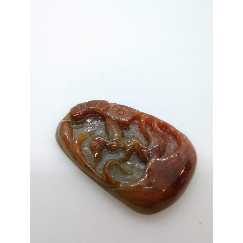附證書0999天然正品緬甸玉紅翡翠A貨玉石鴛鴦吊墜墬子項鍊玉珮掛件珠寶首飾寶石飾品-細節圖3
