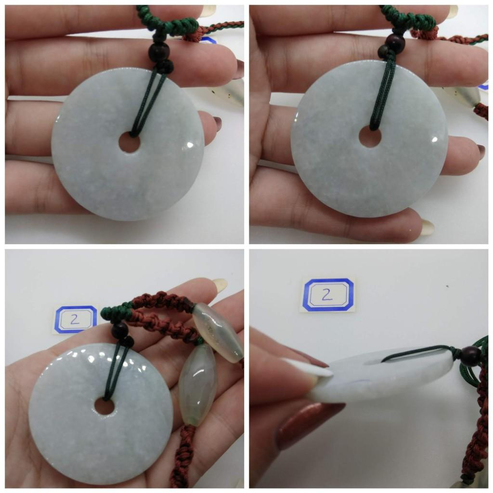 天然緬甸玉正品A貨滿綠平安扣如意平安萬事如意吊墜墜子玉墬掛件玉珮項鍊珠寶寶石首飾飾品-A-細節圖4