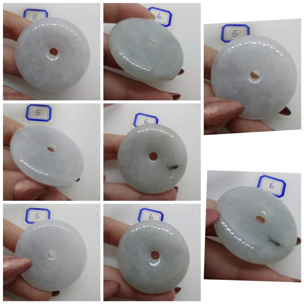 天然緬甸玉正品A貨滿綠平安扣如意平安萬事如意吊墜墜子玉墬掛件玉珮項鍊珠寶寶石首飾飾品-A-細節圖6