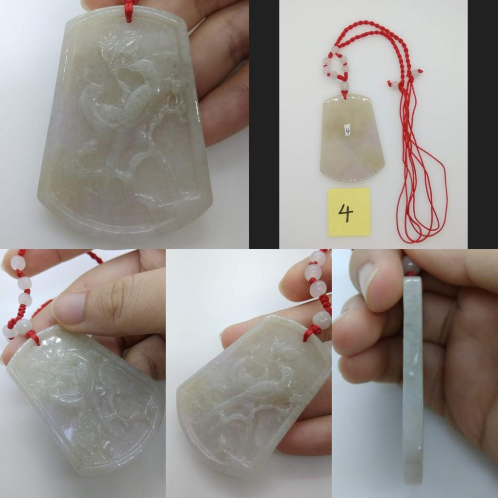 天然正品緬甸玉冰黃翡翠A貨玉石喜鵲喜上眉梢玉珮擺件擺飾裝飾珠寶首飾寶石飾品任選-C組-細節圖6