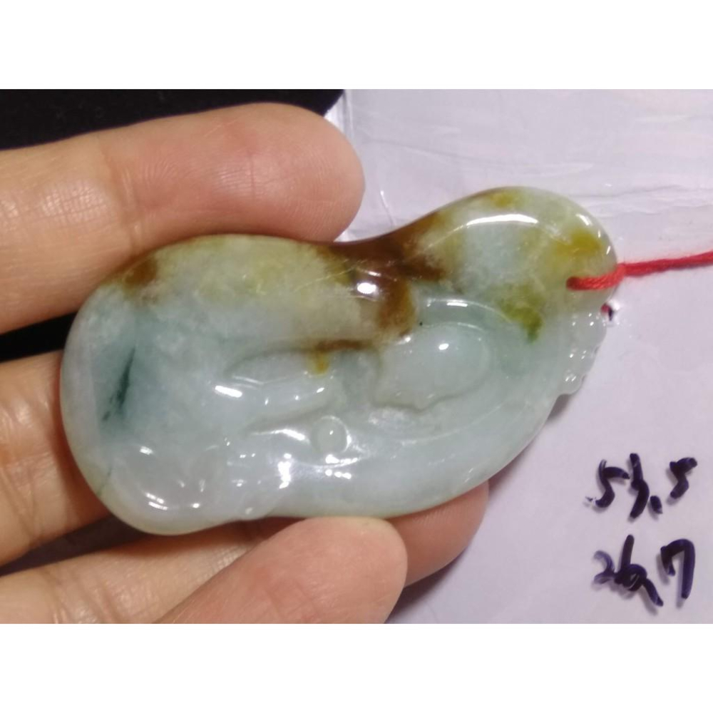 天然玉石阿彌陀佛一心向佛悟道玉石冰種緬甸玉硬玉A貨翡翠冰種三彩四喜五福紅翡吊墬玉珮墬子玉墬掛件菩薩珠寶玉石首飾飾品-細節圖6