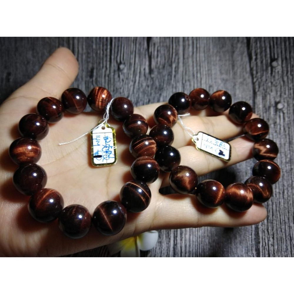 大咪紅虎眼石閃電手鍊手鏈手環手串手珠佛珠14mm虎睛石手飾品配飾珠寶玉石寶石首飾飾品數款任選-細節圖4