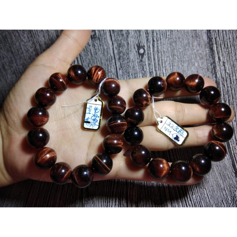 大咪紅虎眼石閃電手鍊手鏈手環手串手珠佛珠14mm虎睛石手飾品配飾珠寶玉石寶石首飾飾品數款任選-細節圖5