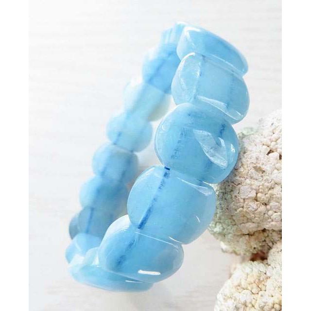 海藍寶手排手鍊手牌16mm/46.7g手串手環手珠珠寶玉石寶石首飾飾品專櫃精品-細節圖3