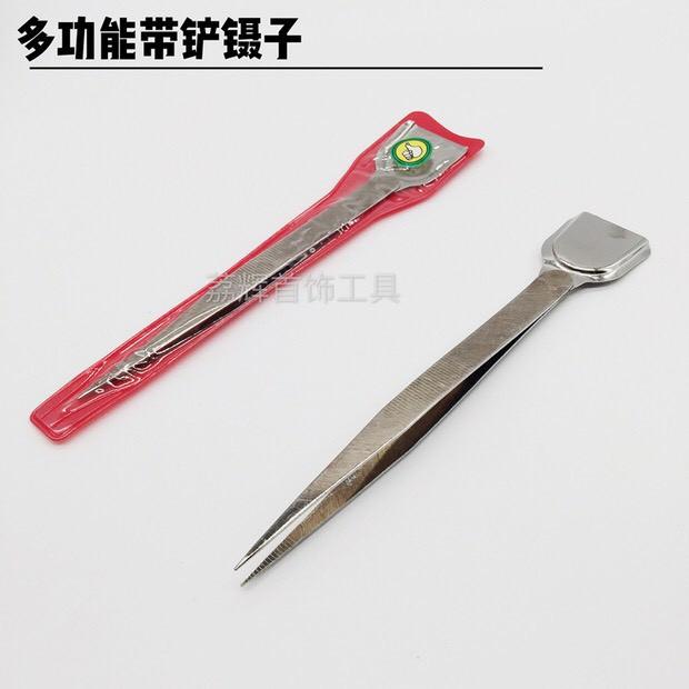 紅十字鑽石夾子帶鎖帶槽/有槽無鎖/帶鏟鑷鑽石鑷子寶石鑷子寶石抓爪鑽石夾帶槽觀賞鑑定夾子鑷子帶鎖凹槽-細節圖5