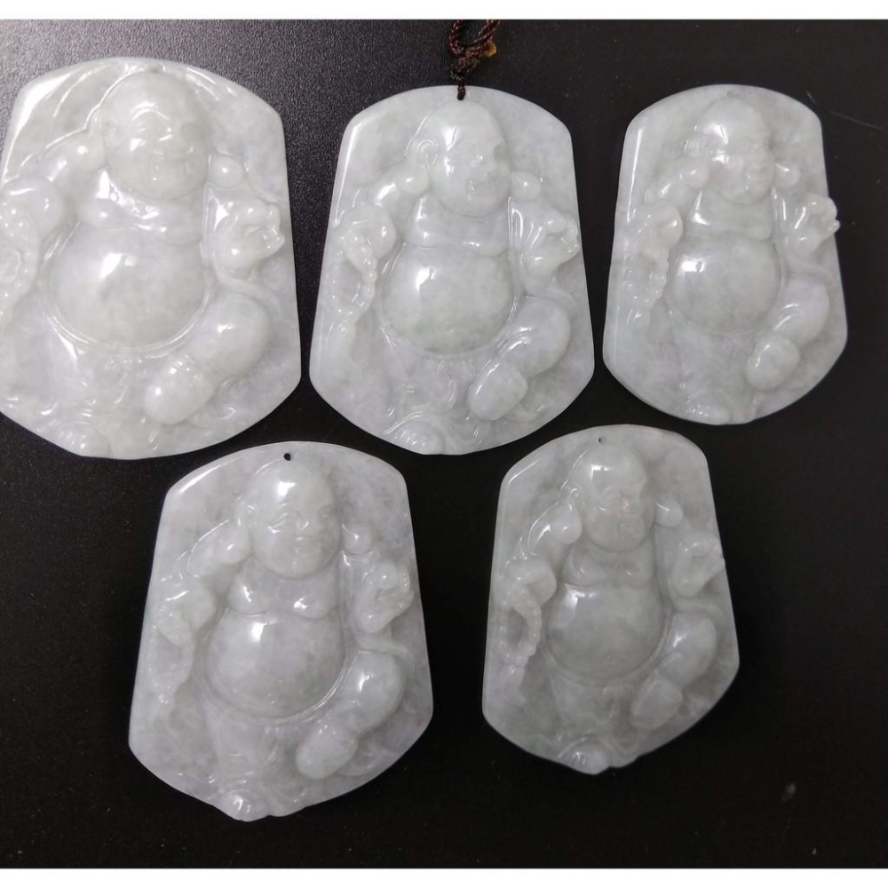 隨機出貨天然玉石緬甸玉硬玉翡翠財神彌勒佛佛公吊墬墜子玉墬掛件玉珮項鍊珠寶寶石首飾飾品-細節圖7