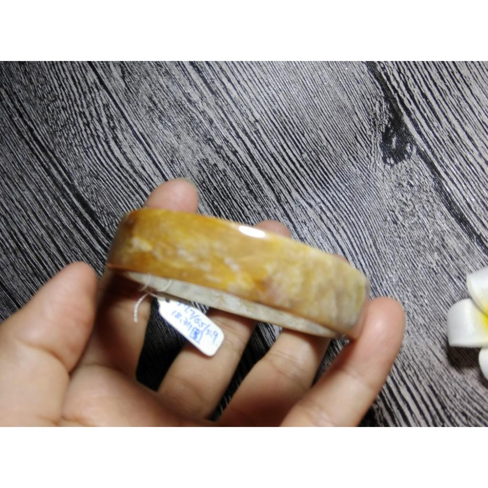 18.37圍天然水晶有機寶石珊瑚玉菊花石手鐲鐲子玉鐲手環方鐲珠寶玉石寶石首飾飾品專櫃精品-細節圖7