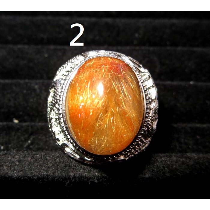 d組絕美滿絲富貴無雙極美全板AAA級鈦晶戒指活圍活口戒銅髮晶天然水晶珠寶玉石寶石首飾飾品-細節圖4