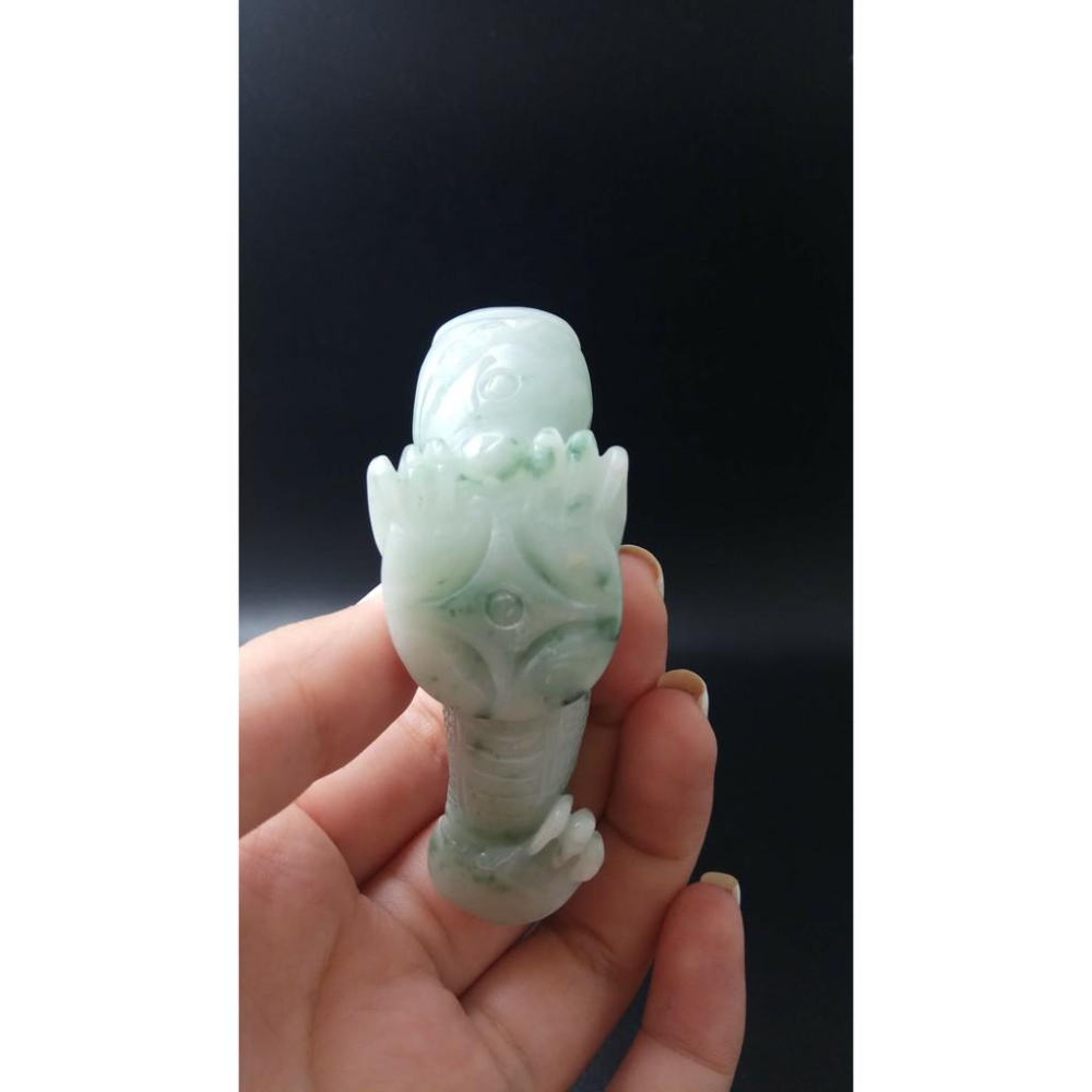 天然玉石緬甸玉硬玉A貨翡翠招財三腳蟾蜍小擺件手把件立體雕70*27.3