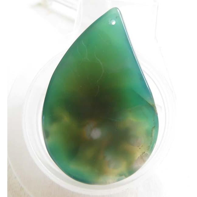 絕美花型綠色櫻花瑪瑙吊墜項墜天然櫻花瑪瑙吊墜掛墬墬子項鍊掛件玉珮56*28*11mm/32.7g珠寶玉石寶石首飾玉墬飾品-細節圖2