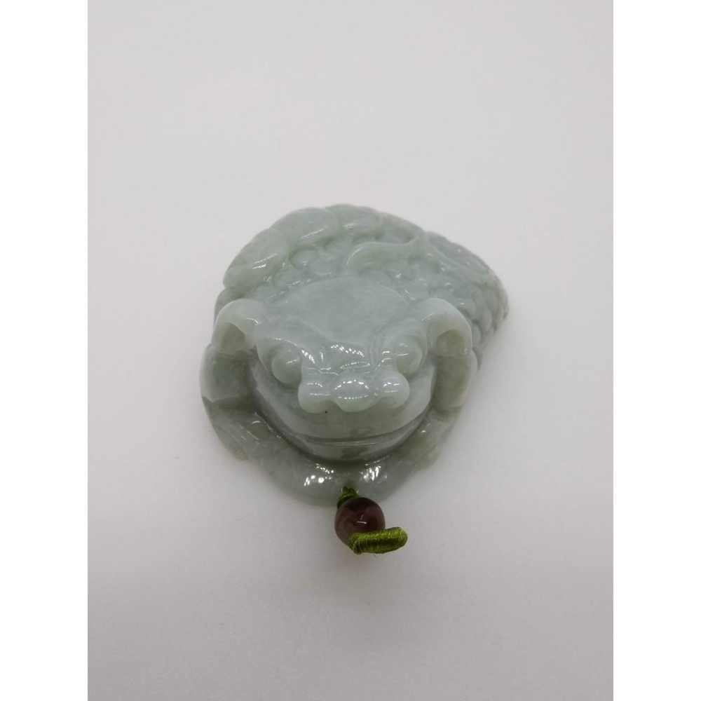 天然緬甸玉翡翠三腳蟾蜍動物吊墜墜子玉墬掛件玉珮項鍊珠寶寶石首飾飾品任選-F組-細節圖6