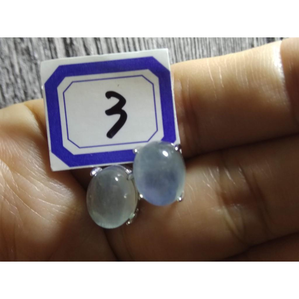 925銀原創銀鑲嵌天然黑珍珠黃琥珀海藍寶耳釘耳鈎耳針耳環耳飾珠寶寶石首飾飾品-細節圖9