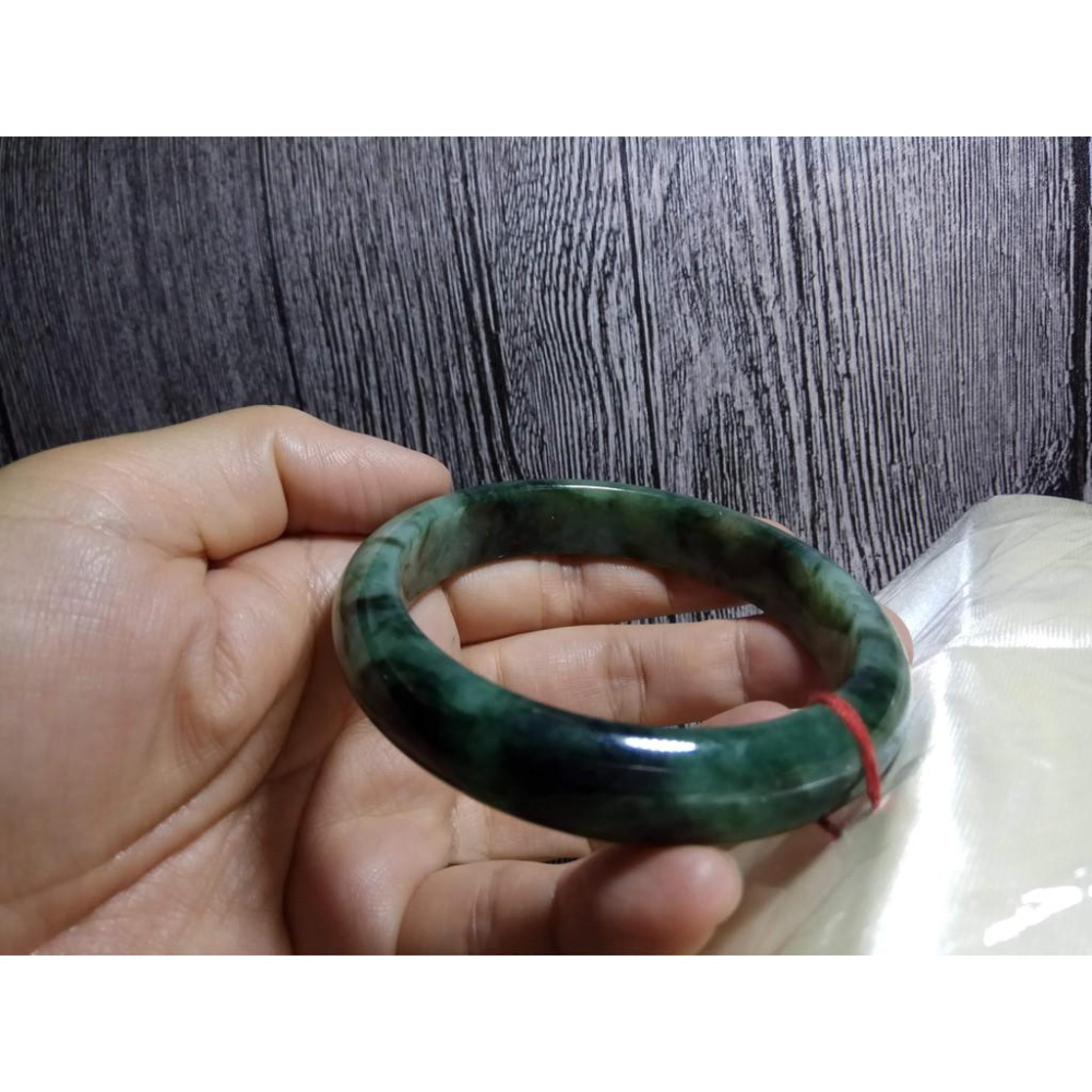 19.5圍天然緬甸玉硬玉翡翠A貨冰種飄蘭花黃翡飄花手鐲玉鐲鐲子手環平安鐲扁口鐲鐲細膩種水好珠寶玉石首飾飾品-細節圖5