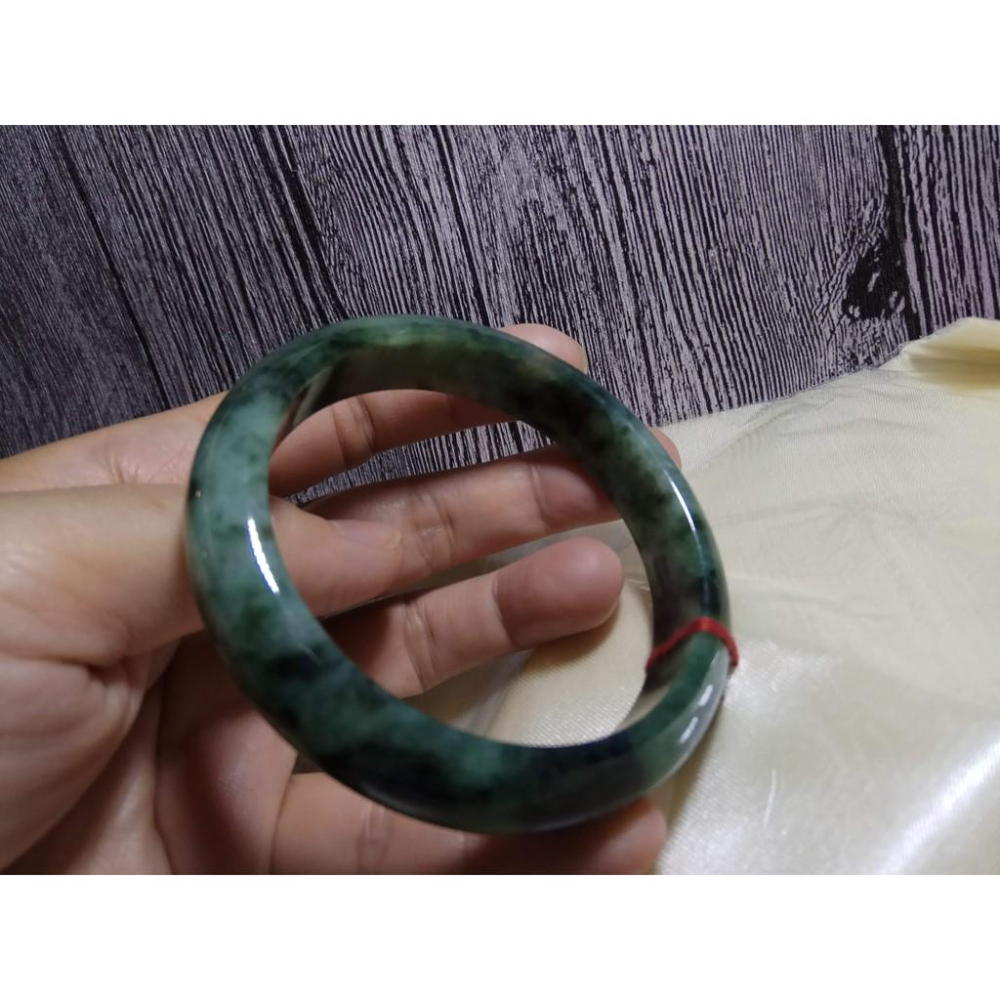 19.5圍天然緬甸玉硬玉翡翠A貨冰種飄蘭花黃翡飄花手鐲玉鐲鐲子手環平安鐲扁口鐲鐲細膩種水好珠寶玉石首飾飾品-細節圖9
