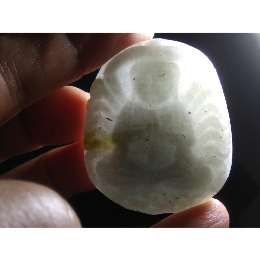 A7翡翠a貨緬甸玉冰種紫羅蘭黃翡三彩千手觀音菩薩墜子吊墜玉佩玉墜掛件項鍊首飾飾品-細節圖6