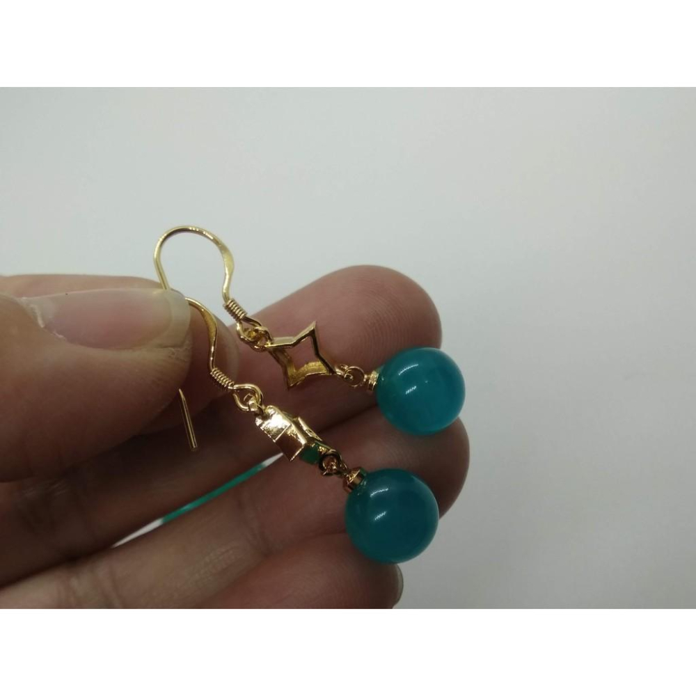 天然水晶天河石耳釘耳鈎耳針耳環耳飾725銀鑲嵌珠寶寶石首飾飾品隨機出貨-細節圖4