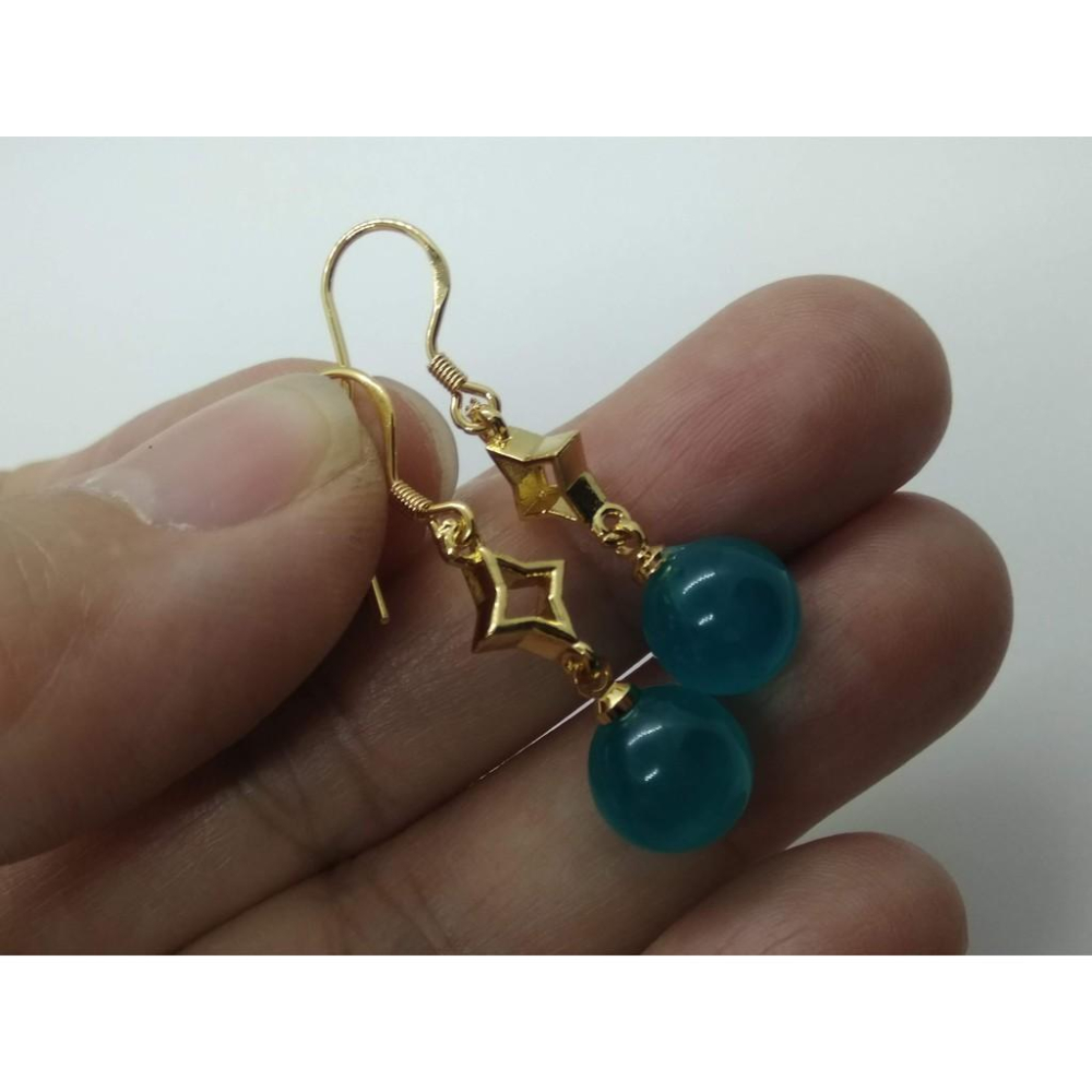 天然水晶天河石耳釘耳鈎耳針耳環耳飾725銀鑲嵌珠寶寶石首飾飾品隨機出貨-細節圖5