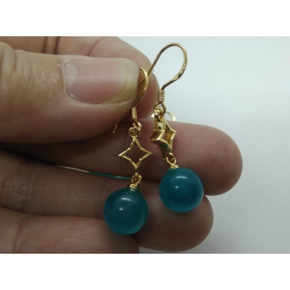 天然水晶天河石耳釘耳鈎耳針耳環耳飾725銀鑲嵌珠寶寶石首飾飾品隨機出貨-細節圖9