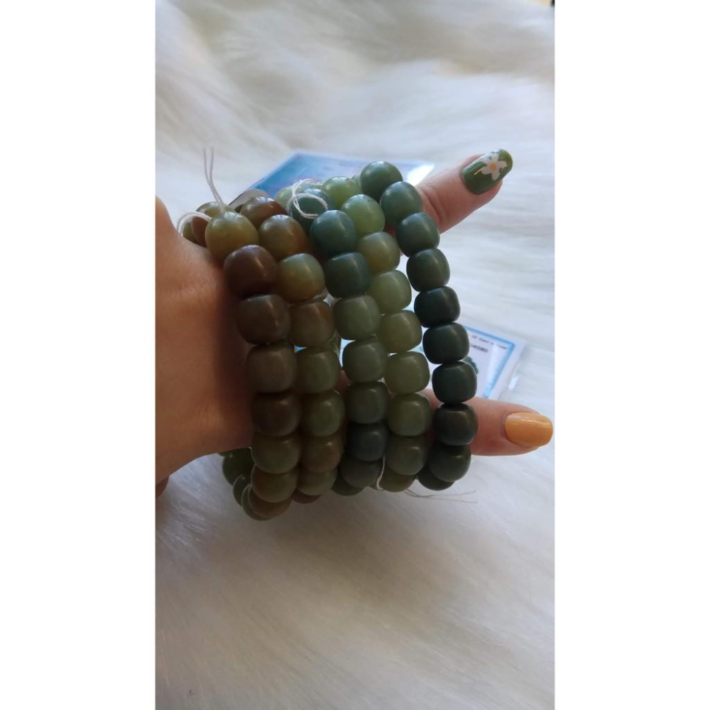 附證書5選1天然和闐玉和田玉碧玉糖料且末藍黃口老料手鍊手串手環手珠/38.5g珠寶玉石寶石首飾飾品專櫃精品-細節圖6