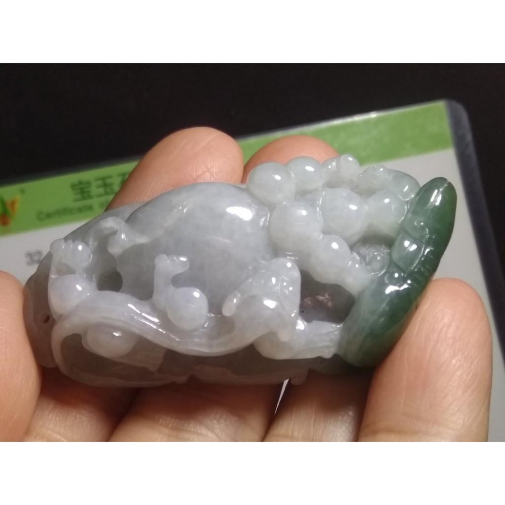 附證書天然緬甸玉翡翠A貨螭龍春帶彩龍行天下龍牌玉珮吊墜墜子玉墬掛件項鍊53.5*28.1*13.2mm珠寶寶石首飾飾品-細節圖6