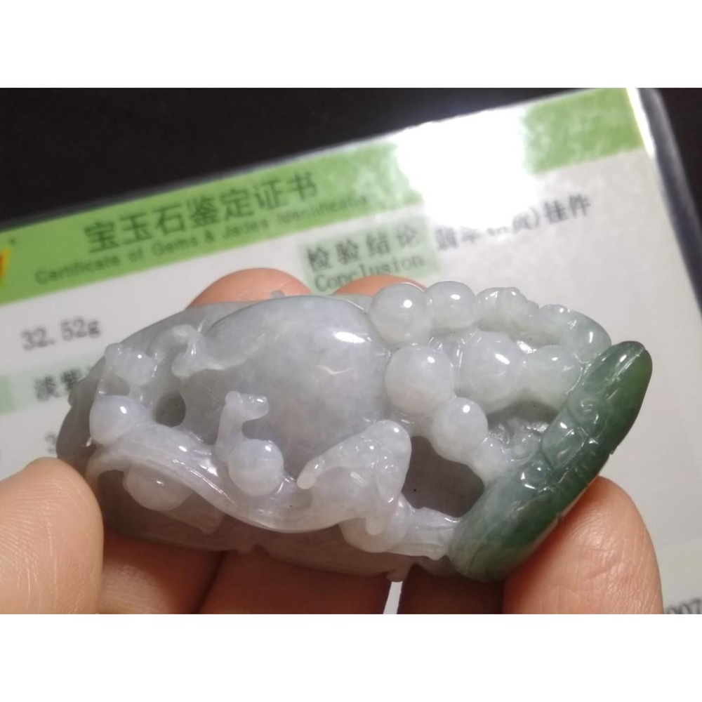 附證書天然緬甸玉翡翠A貨螭龍春帶彩龍行天下龍牌玉珮吊墜墜子玉墬掛件項鍊53.5*28.1*13.2mm珠寶寶石首飾飾品-細節圖9
