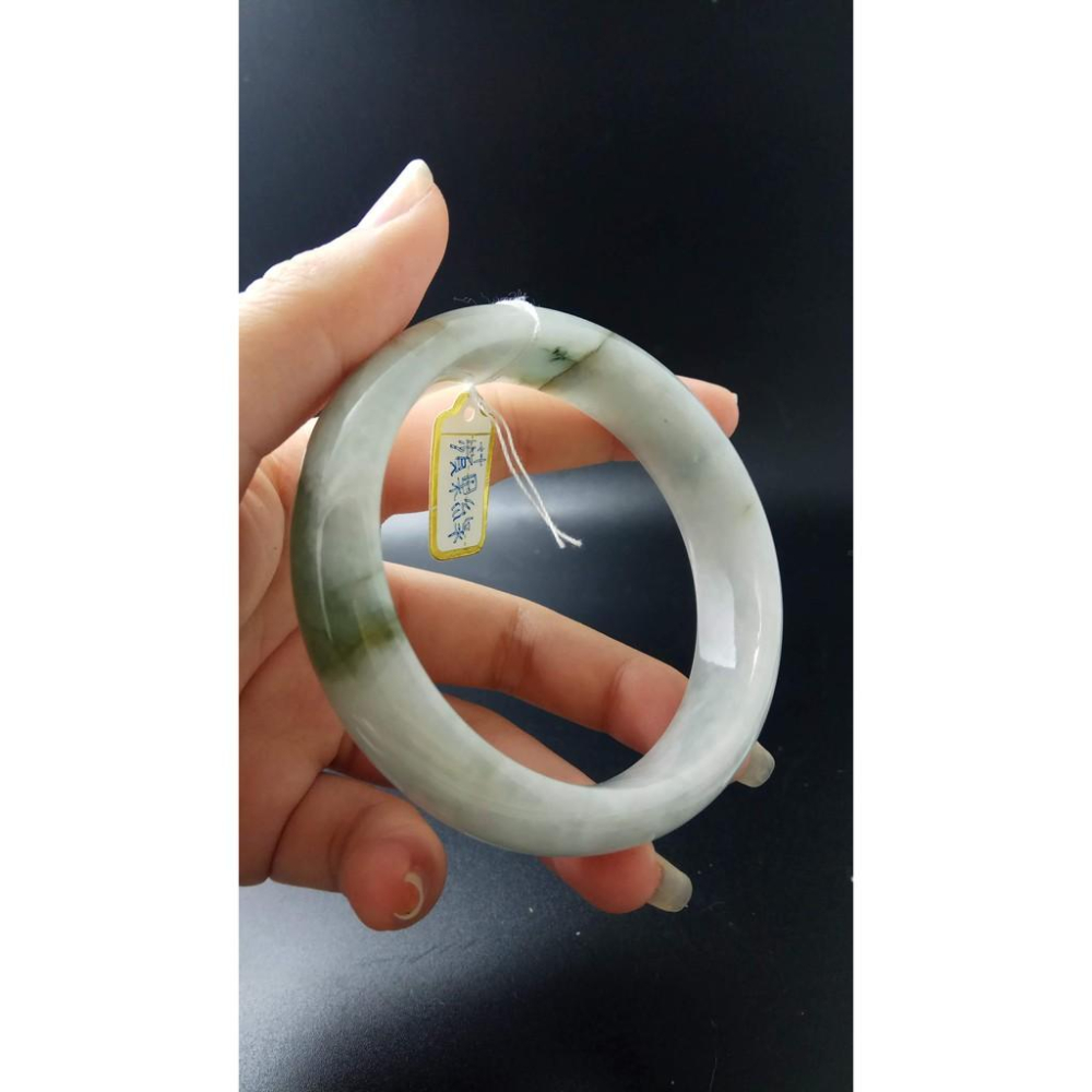 18.65圍天然緬甸玉硬玉翡翠蘋果綠手鐲玉鐲鐲子手環平安鐲珠寶玉石首飾飾品精品-細節圖4