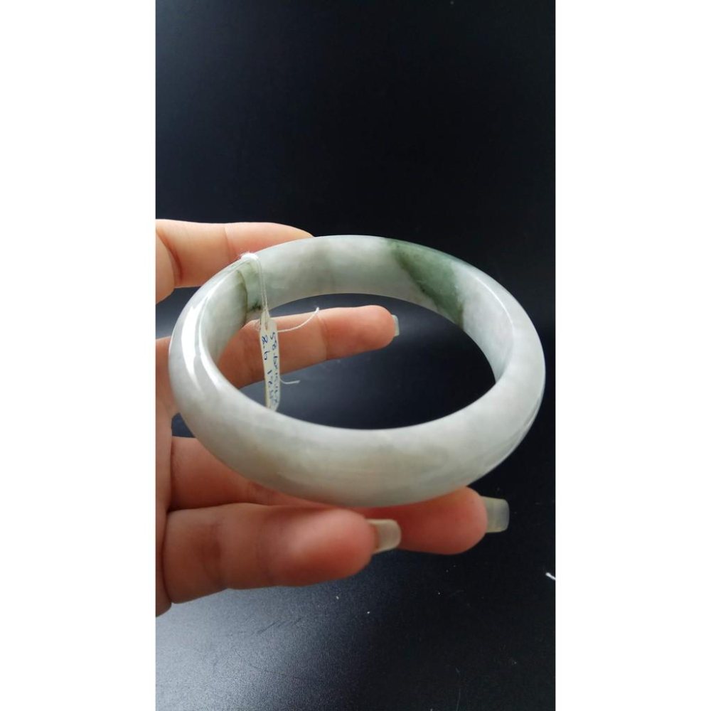 18.65圍天然緬甸玉硬玉翡翠蘋果綠手鐲玉鐲鐲子手環平安鐲珠寶玉石首飾飾品精品-細節圖5