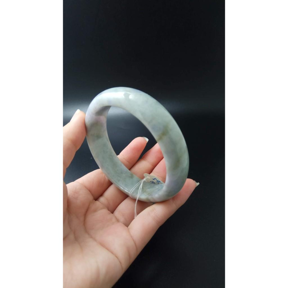 18.84圍緬甸玉翡翠a貨滿綠紫羅蘭天然緬甸玉硬玉翡翠手鐲玉鐲鐲子手環平安鐲細膩有種水珠寶-細節圖6