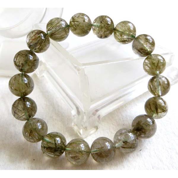 天然水晶綠碧璽手鍊招財轉運辟邪旺事業手鍊12mm/39.6g手串手鏈手珠手環綠碧璽珠寶玉石首飾飾品-細節圖2