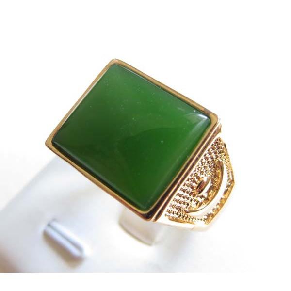 24*12*7mm/2.5g天然和闐玉和田玉軟玉正陽綠碧玉鑲嵌925銀活圍玉翠玉指環正品裸石珠寶首飾玉石寶石和闐玉滿綠-細節圖2