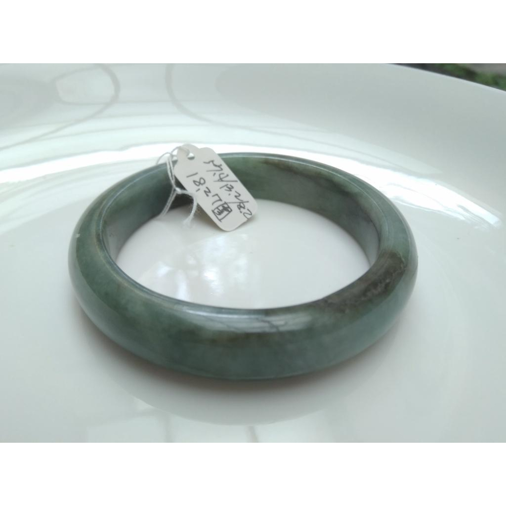 18.27圍天然玉石翡翠a貨緬甸玉硬玉藍水手鐲玉鐲鐲子手環鐲珠寶玉石首飾飾品-細節圖7