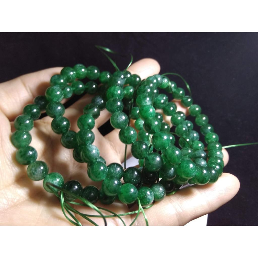 天然超美的綠草莓水晶單圈圓珠手鍊手鏈手串手珠手環7.5-8mm招人緣招桃花正緣姻緣珠寶玉石寶石首飾飾品採隨機出貨其一-細節圖3