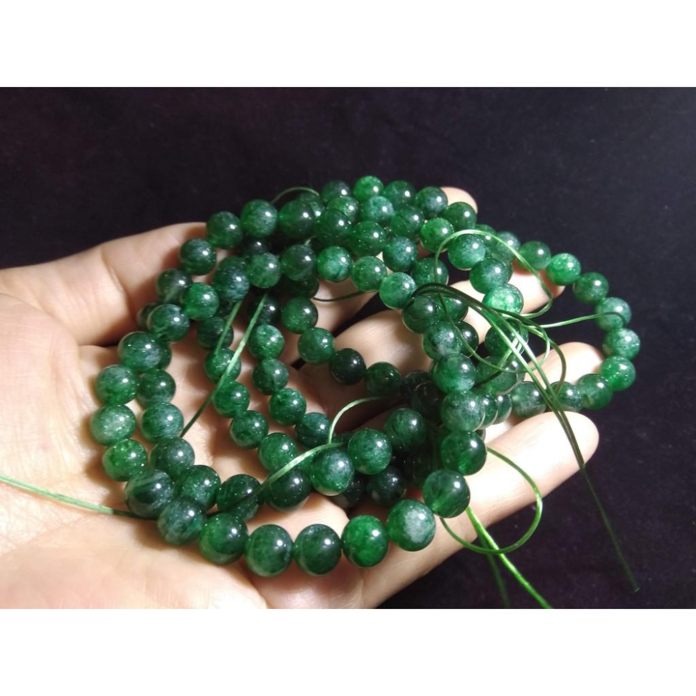 天然超美的綠草莓水晶單圈圓珠手鍊手鏈手串手珠手環7.5-8mm招人緣招桃花正緣姻緣珠寶玉石寶石首飾飾品採隨機出貨其一-細節圖4