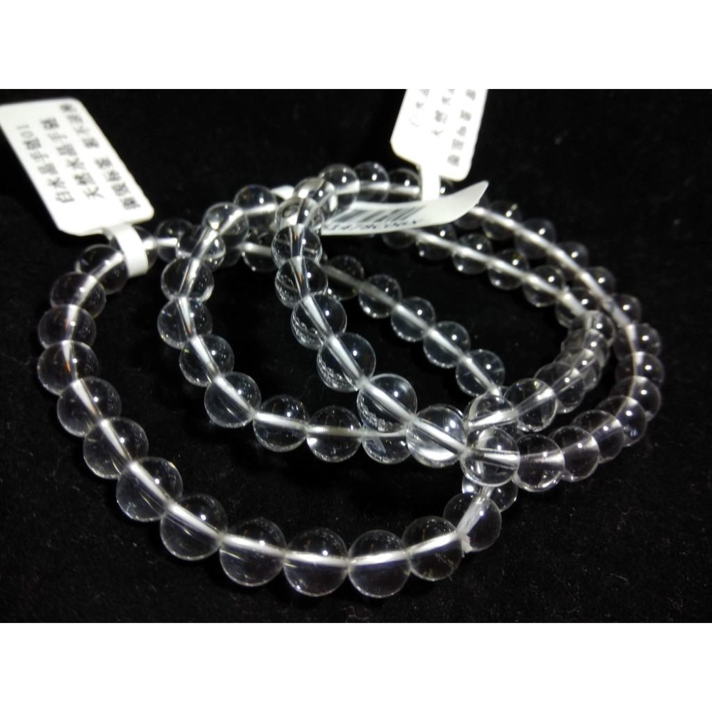 天然全淨體白水晶單圈圓珠手鍊手串手鏈手珠7mm招財珠寶首飾飾品寶石特惠出清隨機出貨-細節圖4