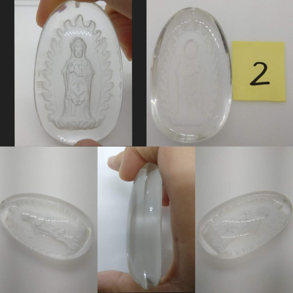 女媧石漢白玉玻璃內雕佛像墜子吊墜墜子玉墬掛件玉珮項鍊珠寶寶石首飾飾品任選-細節圖4