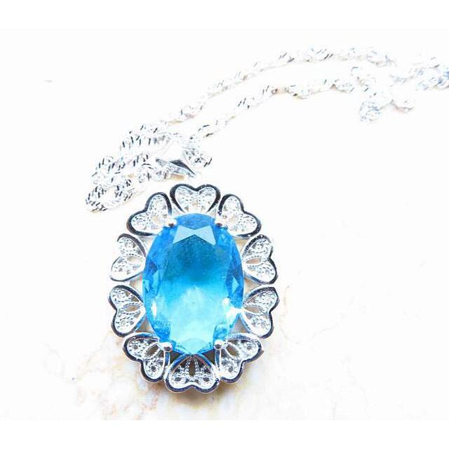 超大拓帕石托帕石吊墜大晶體靚麗刻面吊墜墬子項鍊掛件項墬掛墬天然Topaz珠寶首飾彩色寶石首飾飾品寶石彩寶-細節圖2