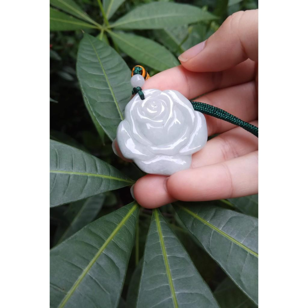 天然玉石緬甸玉正品A貨翡翠冰綠滿綠春帶彩紫羅蘭花朵掛墬花開富貴掛牌吊墬玉墬掛件玉珮項鍊珠寶玉石首飾飾品-細節圖7