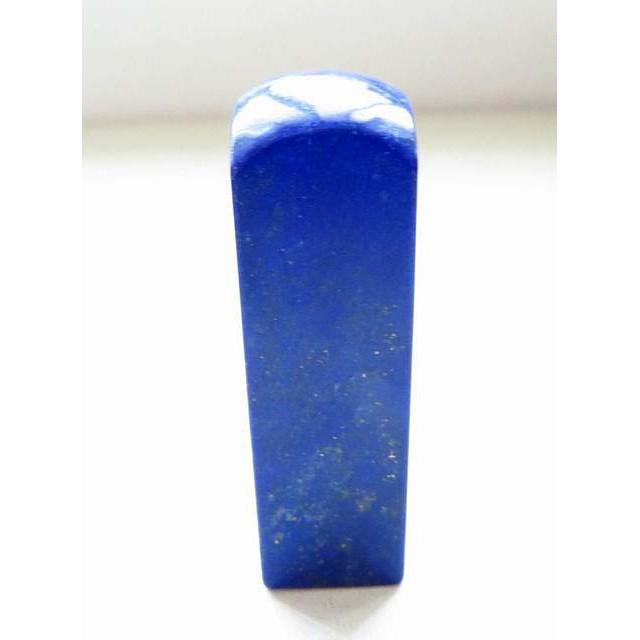 天然水晶AAA級帶撒金一線天青金石青花瓷阿富汗帝王石印章吊墬掛墜墬子玉珮珠寶玉石寶石首飾飾品擺件52*21mm-細節圖3