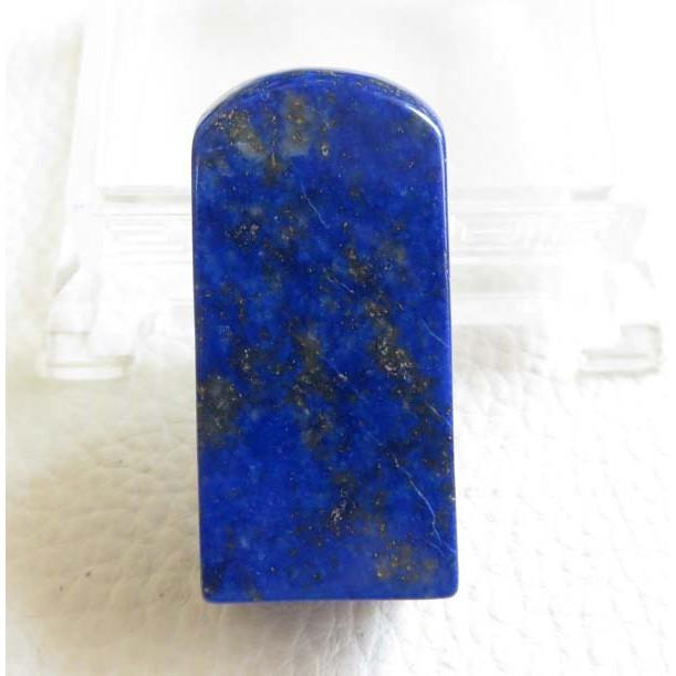 天然水晶AAA級帶撒金青金石青花瓷阿富汗帝王石印章吊墬掛墜墬子玉珮珠寶玉石寶石首飾飾品擺件46*21*17mm-細節圖3