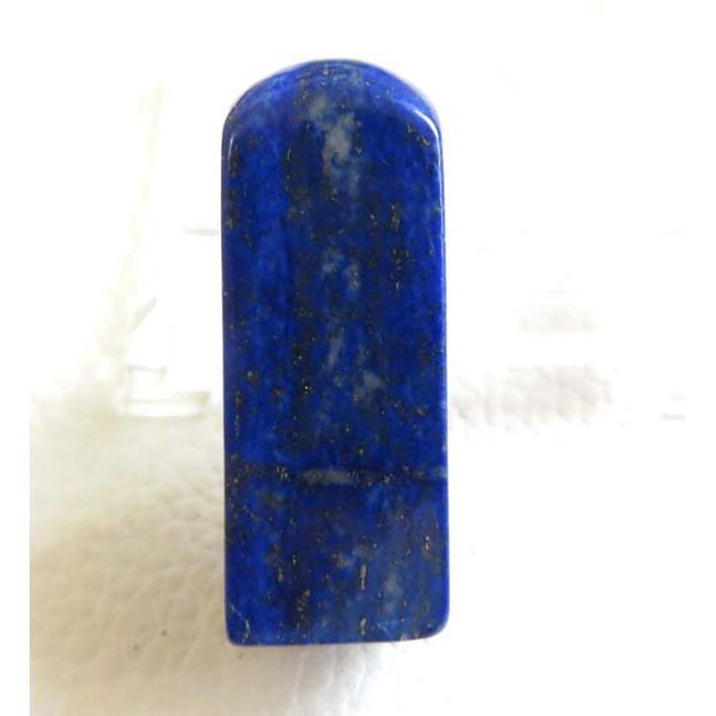 天然水晶AAA級帶撒金青金石青花瓷阿富汗帝王石印章吊墬掛墜墬子玉珮珠寶玉石寶石首飾飾品擺件46*21*17mm-細節圖4