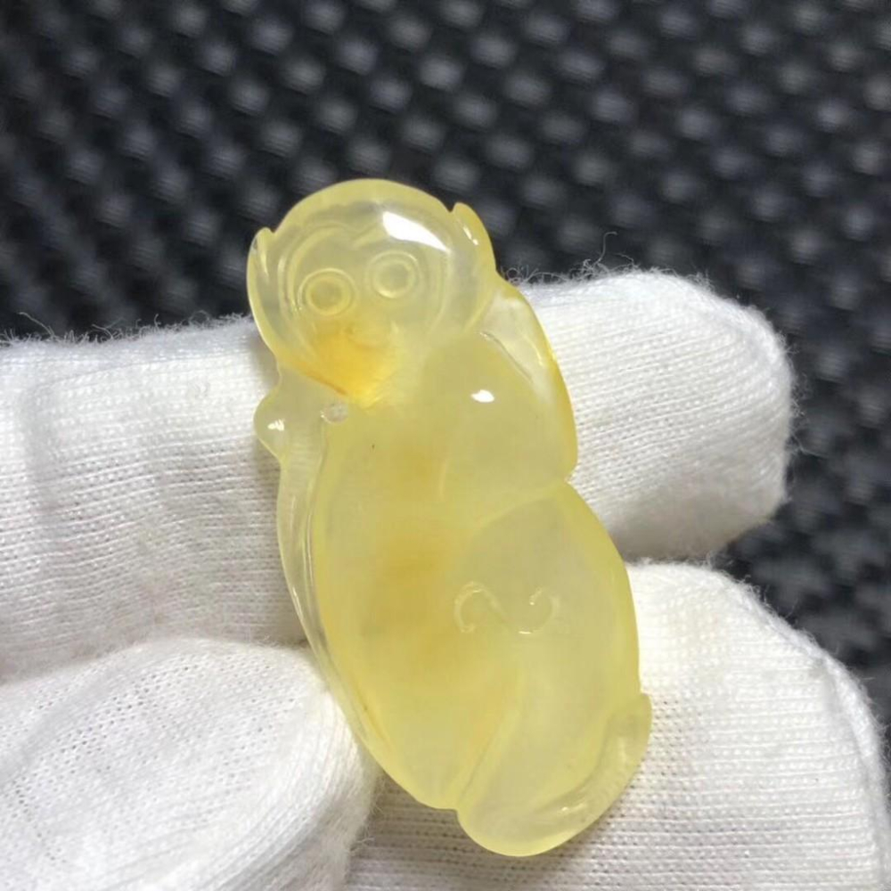 收藏級絕美天然蜜蠟琥珀猴吊墜鎖骨鏈隨形項鍊項墜掛件墬子玉墬玉珮掛件原礦原石天然珠寶首飾玉石寶石-細節圖2