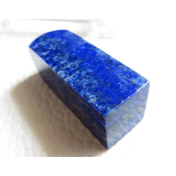 天然水晶帝王石AAA級帶撒金青花瓷青金石印章印石印材擺件49.5*17mm阿富汗珠寶玉石寶石首飾飾品-細節圖3