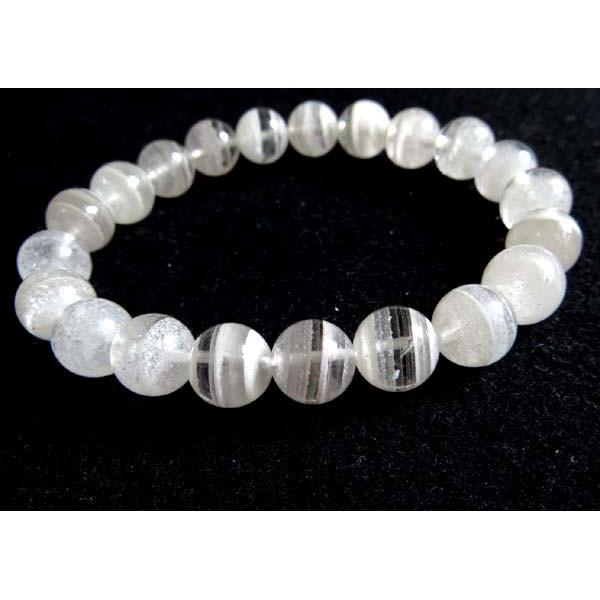 天然水晶多層星際白幽靈手鍊手珠手鏈手環手串佛珠10mm/26.1g淨化心靈辟邪顆顆聚寶盆單圈招財聚財珠寶玉石首飾飾品-細節圖2