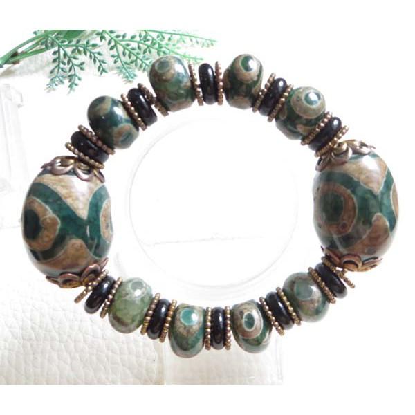 天然瑪瑙天珠三眼天珠轉運珠辟邪轉運珠21mm纏絲聚寶盆瑪瑙手鍊手鏈手珠手串手環佛珠極美珠寶玉石寶石首飾飾品-細節圖3