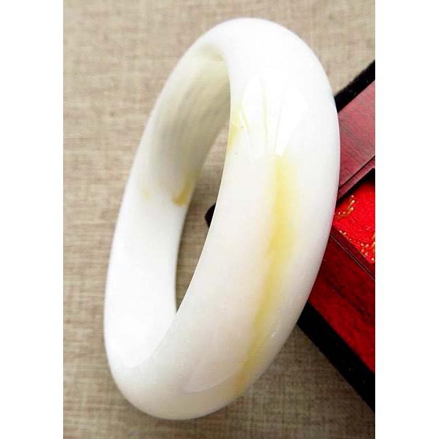 18.78圍天然硨磲玉化金黃色手鐲帶黃金絲金線鐲子純白手鐲女款玉鐲手環珠寶玉石有機寶石首飾飾品佛教七寶驅邪避凶-細節圖3