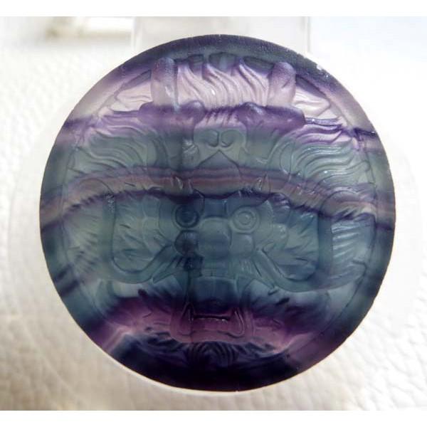 純天然水晶冰透彩色螢石原礦原石雕刻龍牌掛墜神龍護體辟邪轉運旺運吊墜墬子掛件項鍊玉佩47*10.5mm珠寶玉石寶石首飾飾品-細節圖2