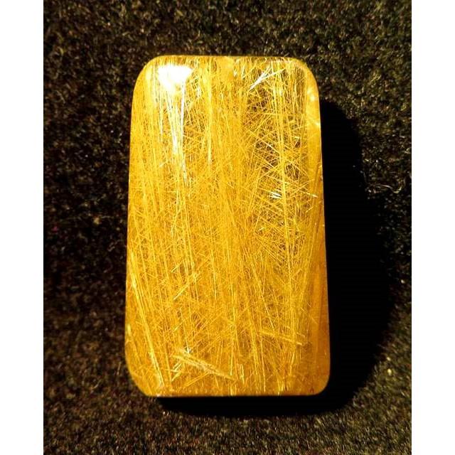 天然金髮晶鈦晶無事牌男女款項鍊吊墬墬子掛件玉牌毛衣鏈34*19*8m 晶體通透髮粗髮絲正品純天然水晶 能量水晶平安無事牌-細節圖3