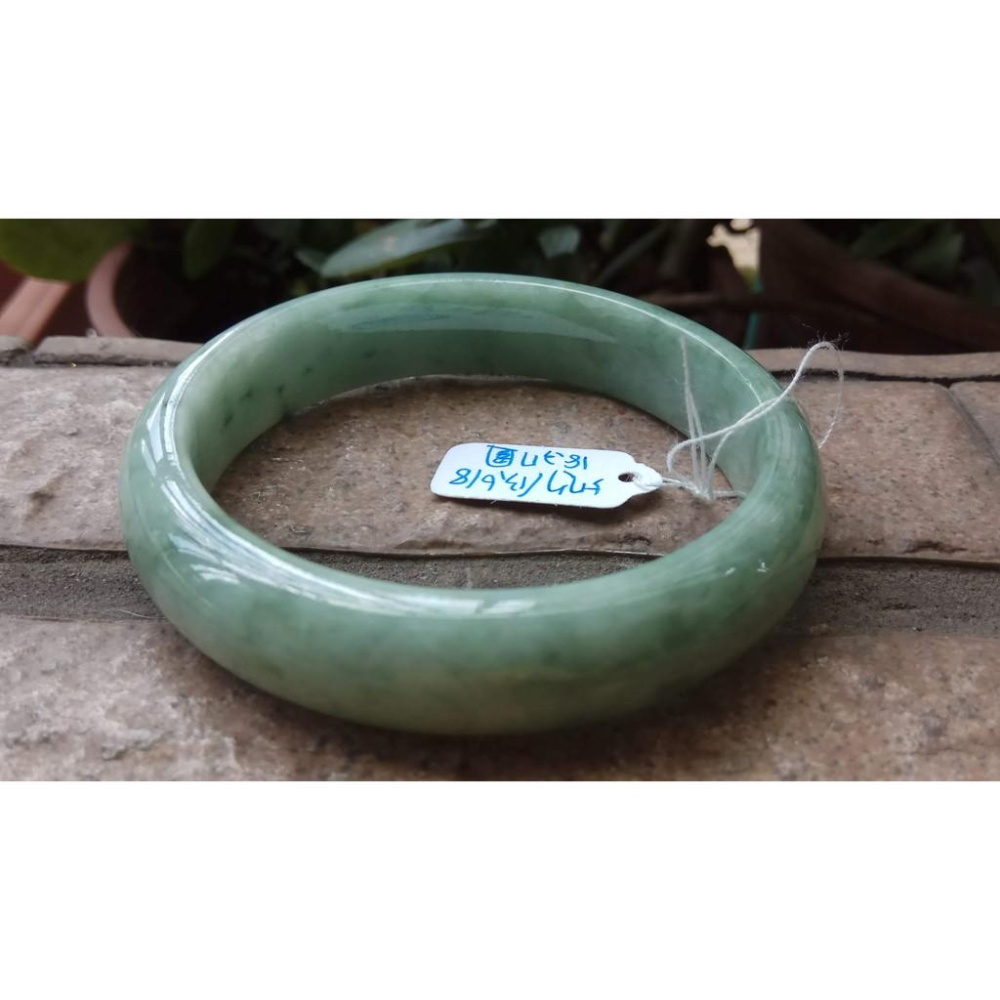 18.37圍天然緬甸玉硬玉翡翠A貨冰糯種滿蘋果綠種手鐲玉鐲鐲子手環平安鐲扁口鐲鐲細膩有種水珠寶玉石首飾飾品-細節圖3