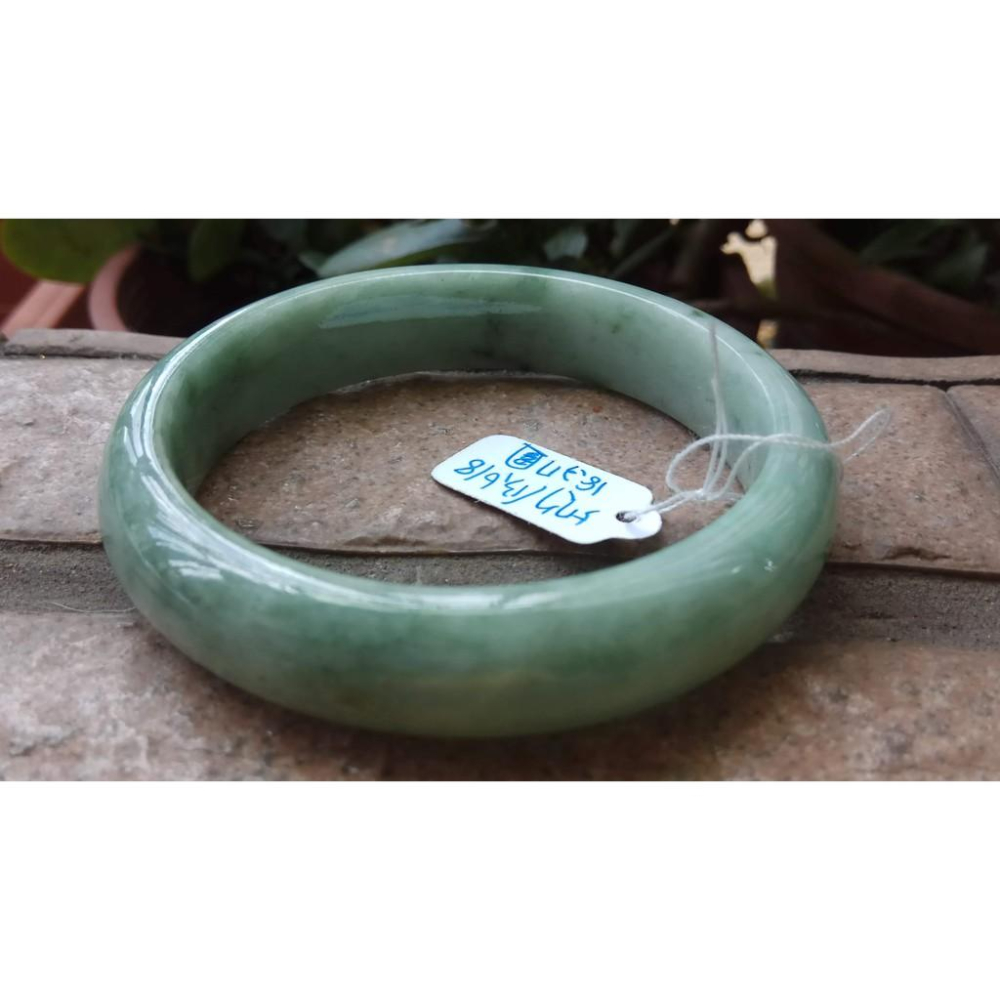 18.37圍天然緬甸玉硬玉翡翠A貨冰糯種滿蘋果綠種手鐲玉鐲鐲子手環平安鐲扁口鐲鐲細膩有種水珠寶玉石首飾飾品-細節圖4